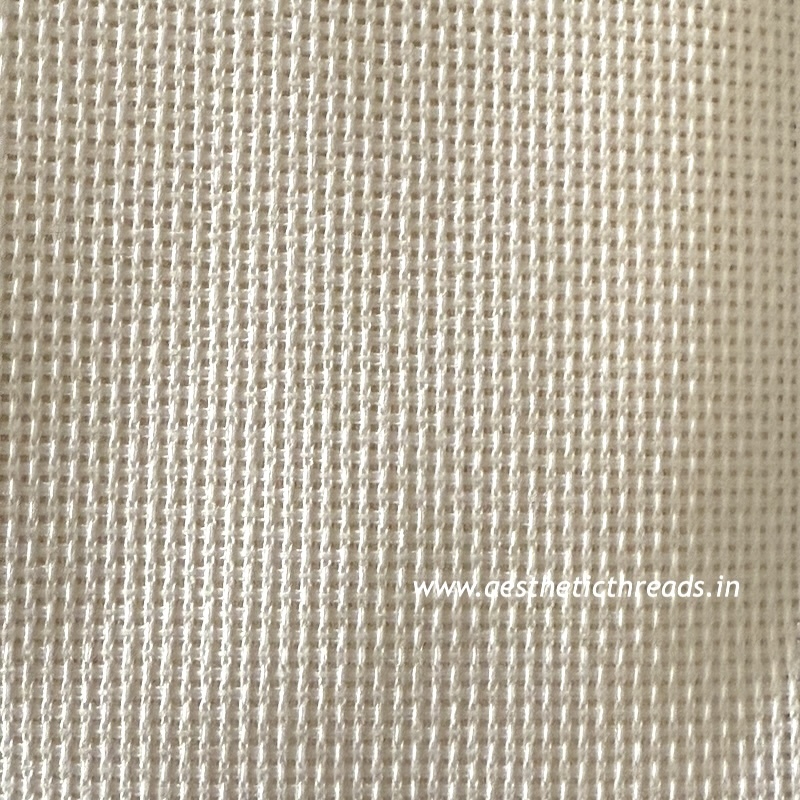 Aida fabric 14C - Off white ( in meters) Aida fabric 14C - Off white ( in meters)