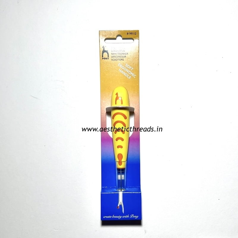 Seam ripper with soft ergonomic handle Seam ripper with soft ergonomic handle