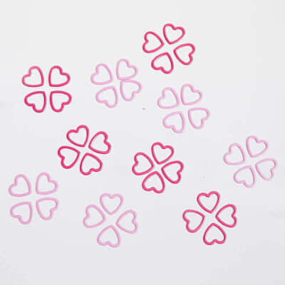 Metal stitch markers - AMOUR