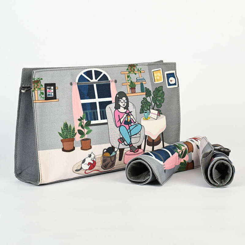 Passion project pouch with roll up cases Passion project pouch with roll up cases