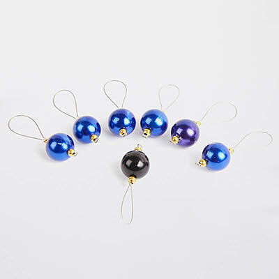 Zooni stitch markers - Bluebell