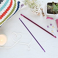 Trendz Afghan/Tunisian crochet hooks - Double ended