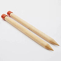 Jumbo single pointed wooden knitting needle (20mm)
