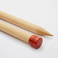 Jumbo single pointed wooden knitting needle (20mm)