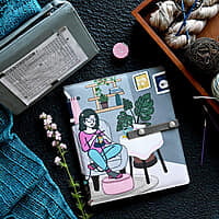Passion knitting chart keeper - Small Passion knitting chart keeper - Small