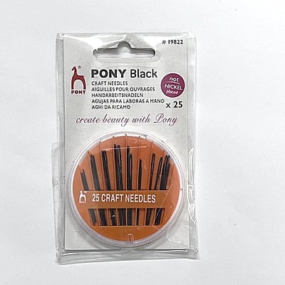 Black craft needles compact