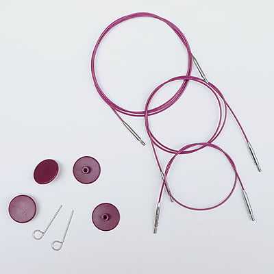 Purple swivel stainless steel cables