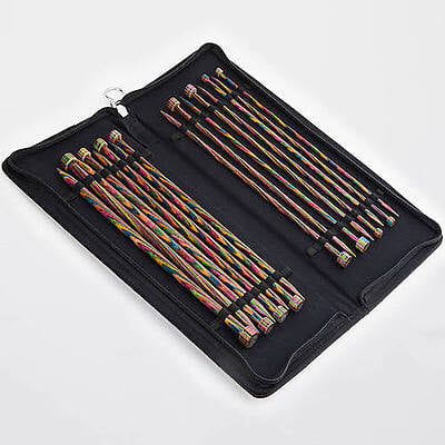 Symfonie wood single pointed knitting needles set