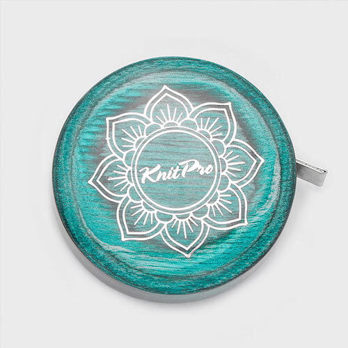 Teal retractable tape measure - Mindful collection